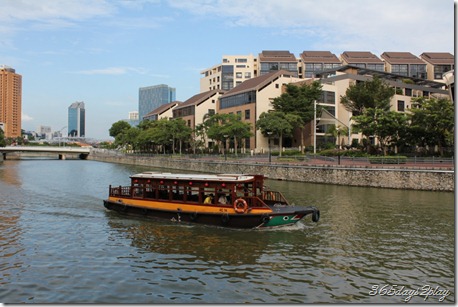 View of Singapore River from Brasserie Wolf