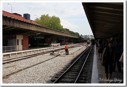 Tanjong Pagar Railway Station train tracks