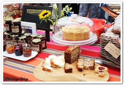 Wild Honey baked goods and jams close up shot