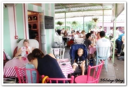 The Pantry's alfresco area<br />