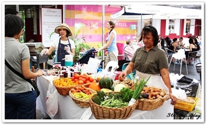 Unnamed organic vegetables stall