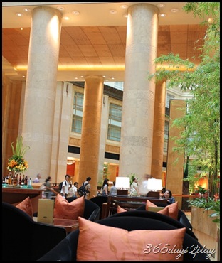 Courtyard Seating Area facing columns