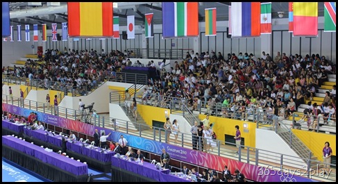 YOG Gym Indiv Apparatus Finals - Spectator Stands