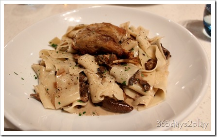 Duck confit Pappardelle Pasta