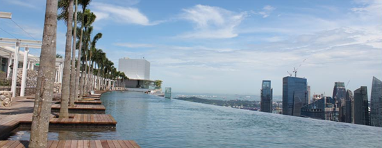 Marina Bay Sands' infinity pool
