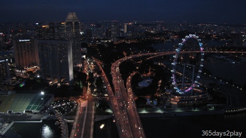 Slanted Singapore Flyer