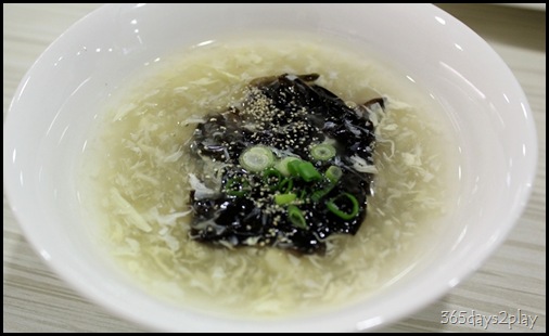 ToTT - Egg drop soup with Quail Egg