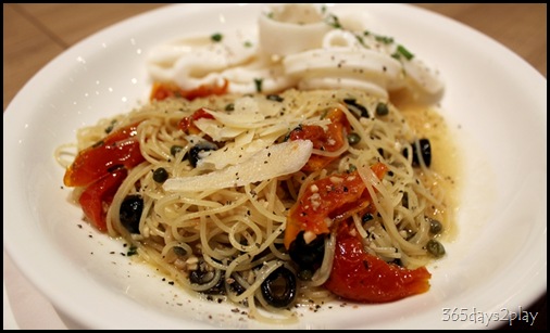 Double Bay -  Pasta Aglio Olio with Squid