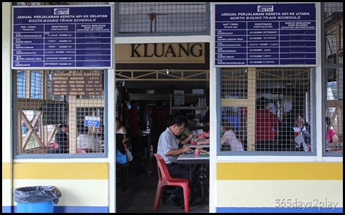 Kluang Railway Station - Indoor Seating