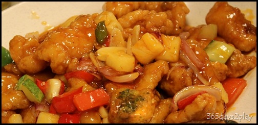 Zenxin Lunch - Sweet and sour fish