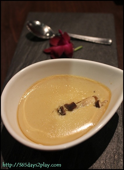 Dozo -  Foie Gras Chawan Mushi with truffle slice