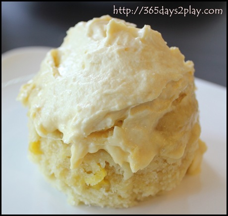 Dann's Daily - Durian Steamed Cupcake