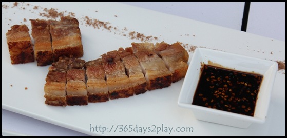 Hosted on the Patio - Crispy Kurobota Pork Belly