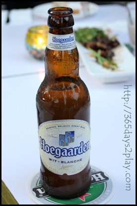 Hosted on the Patio - Hoegaarden