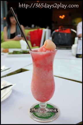 Hosted on the Patio -  Rambutan Freeze