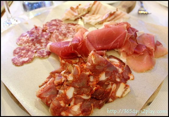 Pietra Santa - Mixed Platter of Traditional Italian Cold Cuts