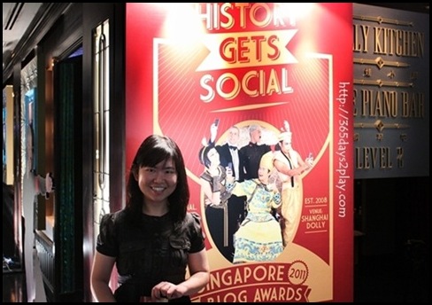 365days2play at Singapore Blog Awards 2011