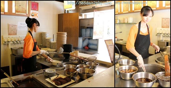 Hock Lam Beef - Tina Tan showing us how to prepare the noodles (3)