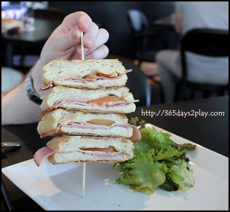 Blackbird Cafe -Ham Cheese and Tomato Sandwich