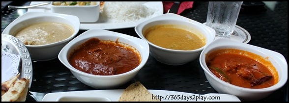 British Indian - Chicken, Mutton, Daal and Fish Curry