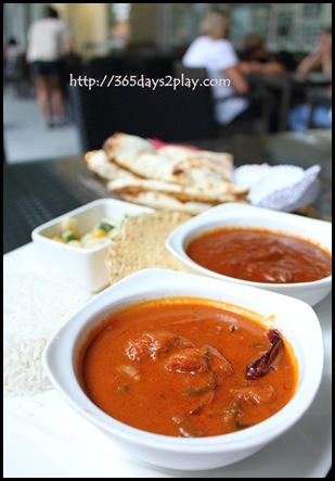 British Indian - Two Meat curry set lunch