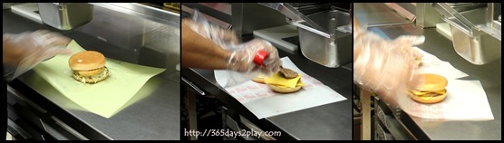 McDonald's - Mr Quick Fingers preparing the burgers