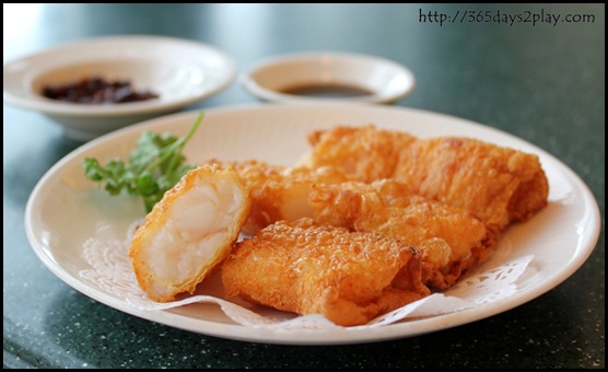 Victoria Peak - Deep fried beancurd skin with prawn