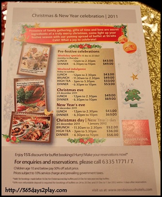 Rendezvous Hotel - Christmas Lunch and Dinner Buffets