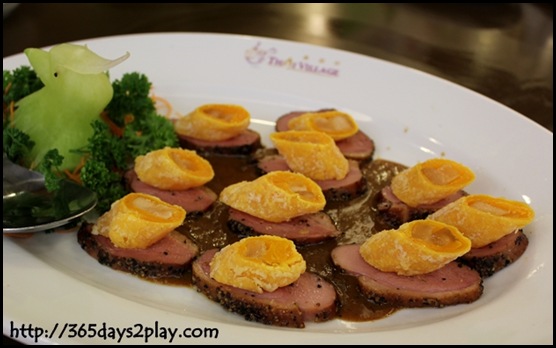 Thai Village @ Leisure Park - Salted egg yolk with sweet wintermelon center roll