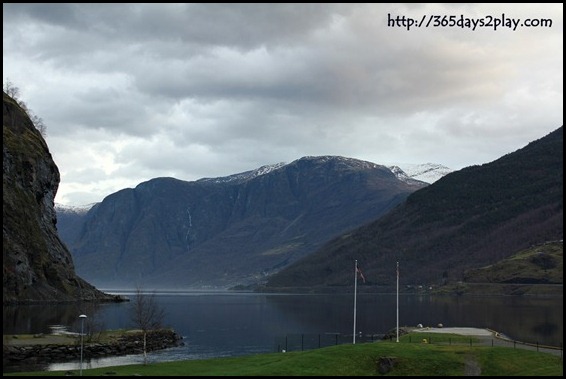 View from Flamsbrygga