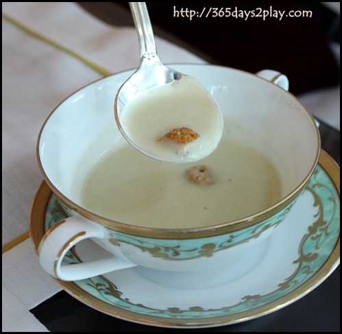 Shangri La Rose Veranda - Potato and Leek Soup