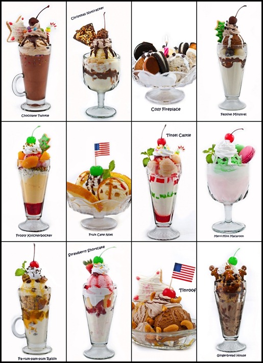 Swensen's 12 Sundaes of Christmas