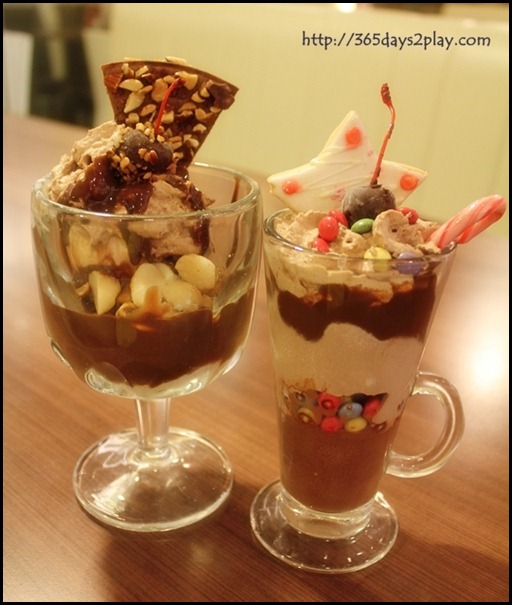 Swensens - Christmas Nutcracker and Christmas Twinkle  Ice Cream