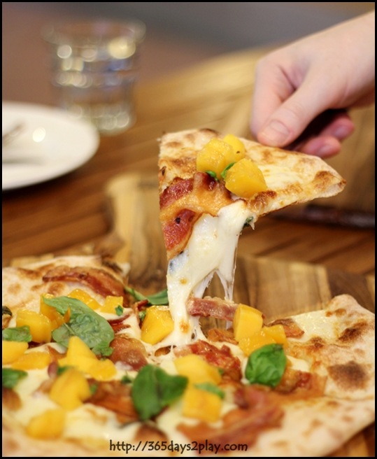 Chock Full of Beans - Mango and Bacon Pizza