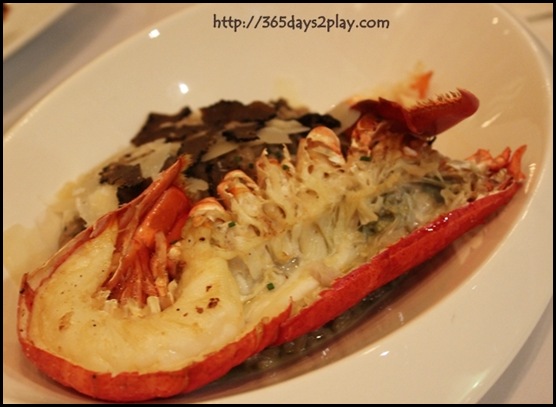 Halia - Grilled half lobster, mushroom risotto, seasonal truffle