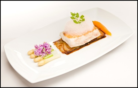 Halia Main - Pan-fried Hiramasa Kingfish with Grapefruit Foam