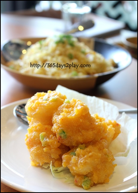 Paradise Inn - Salted Egg yolk Prawns