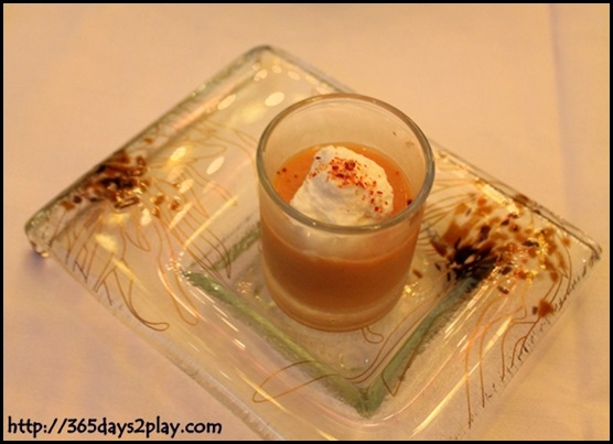 Brasserie Les Saveurs - Gaspacho Amuse Bouche