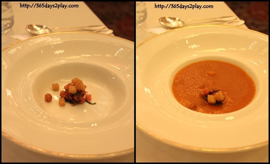 Brasserie Les Saveurs - Spicy Roasted Tomato Soup with olives and basil (2)-tile