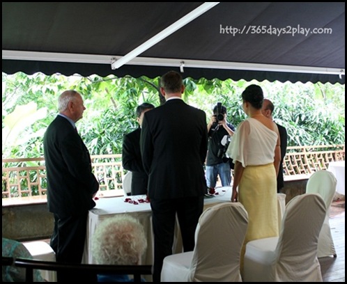 Lunch Wedding at Min Jiang @ one North - Solemnization Ceremony