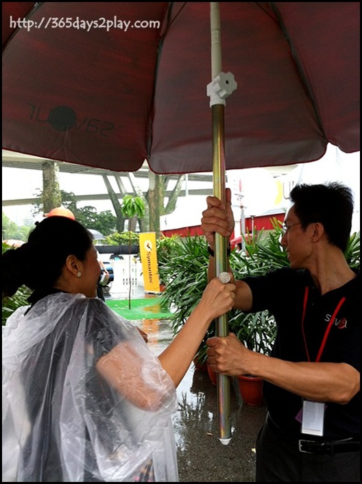 Savour 2012 Umbrella Bearer