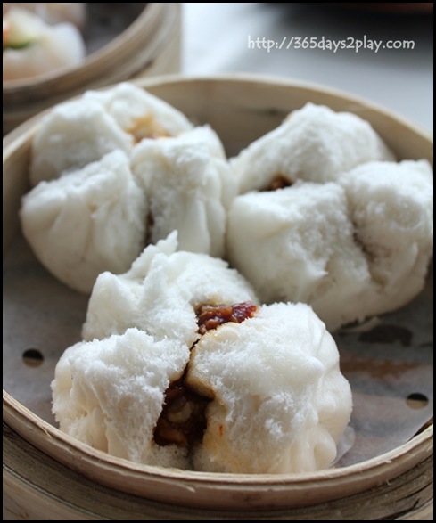 Crystal Jade Dining IN - Char Siew Bao aka Steamed B.B.Q Pork with Honey Bun $4.20