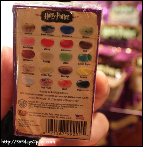 Harry Potter The Exhibition - Bertie Botts Every Flavour Beans