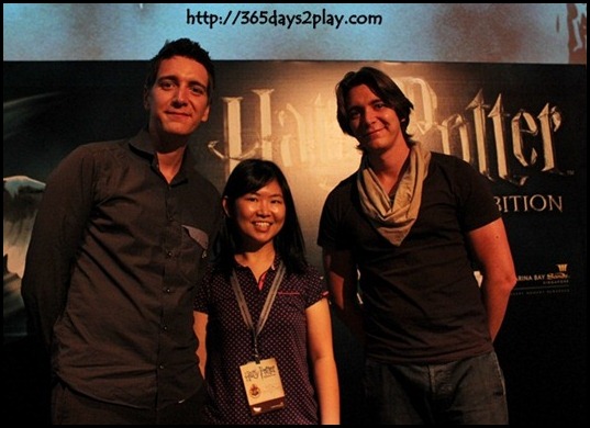 Harry Potter The Exhibition - George and Fred Weasley (James and Oliver Phelps) with me!