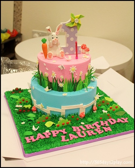 Two Tier Birthday Cake