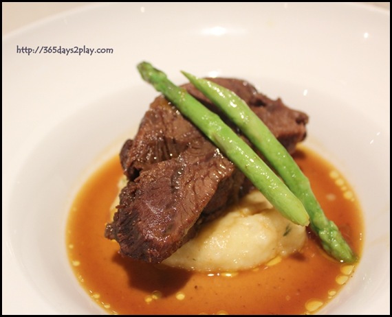 Covelli Italian Bistro - 24 hrs slow braised USDA boneless Beef Short Ribs served with Truffle Mash