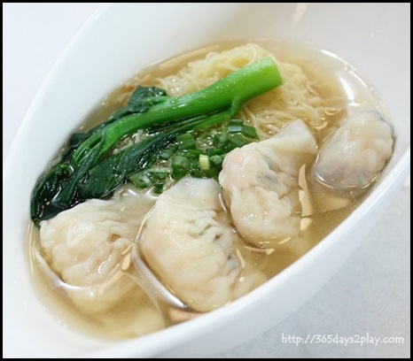 Supertree Dining Peach Garden Noodle House - Noodle with Fresh Prawn Dumpling $7