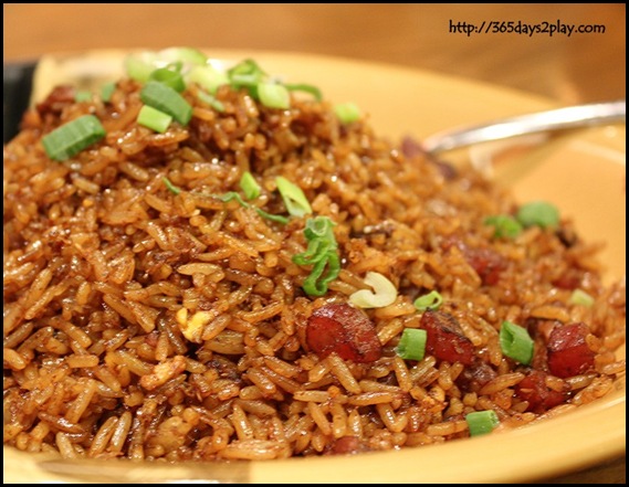 313 Somerset Paradise Inn - Fried Rice with Chinese Sausages and Mushrooms