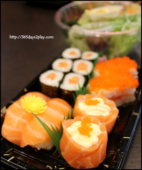 313 Somerset Umisushi - All Salmon Platter $9.40