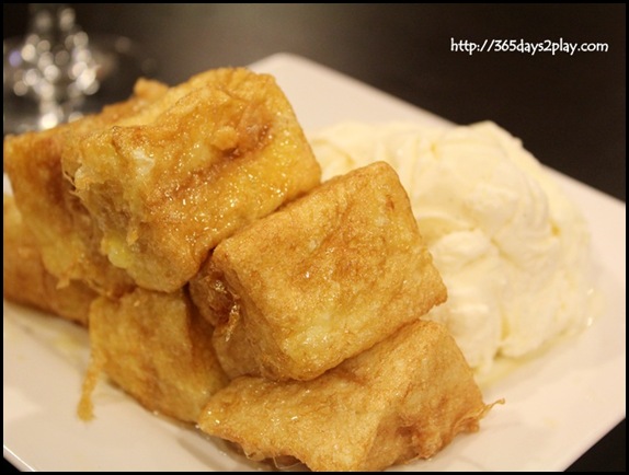 Irvins - Savoury French Toast Bites with Ice Cream - $4.90